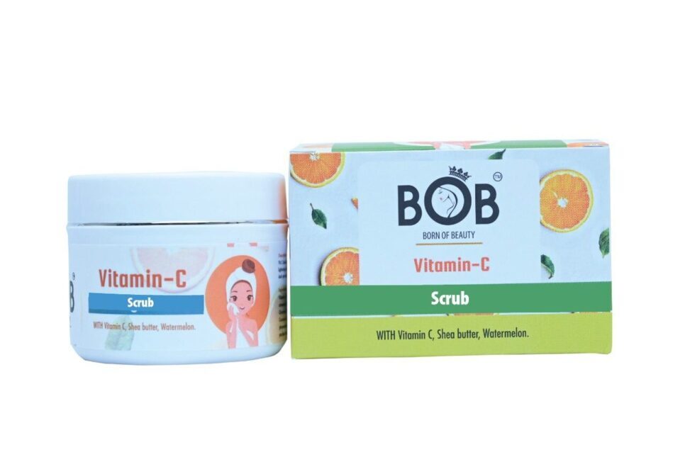 BOB Vitamin C Facial Scrub With Vitamin C, Shea Butter, Watermelon